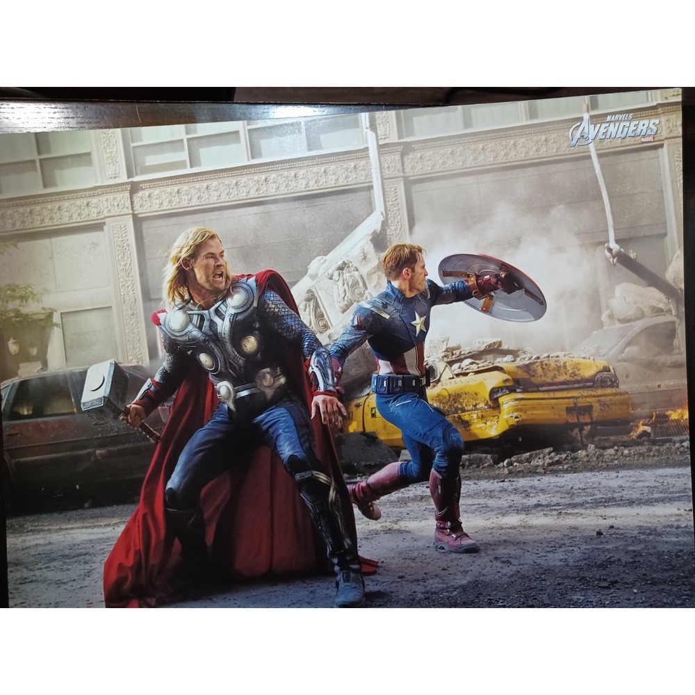 Lot Of 5 Marvel 2 Sided Posters Of The Avengers 12‎ by 16 inches